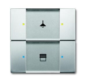 ABB 6126/02 2/4 fold çok fonksiyonlu KNX Anahtar BCU hariç Paslanmaz Çelik