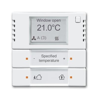 ABB 6128/28 2/4 fold KNX Termostat BCU hariç Stüdyo Beyazı