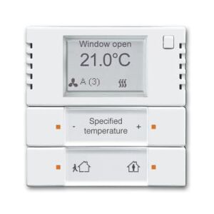 ABB 6128/28 2/4 fold KNX Termostat BCU hariç Stüdyo Beyazı
