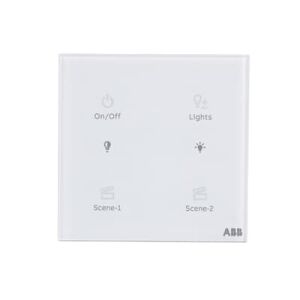 ABB TB/U4.4.1-CG 2/4 fold Dokunmatik Cam KNX Anahtar - Standart - 86x86 - Dikey Butonlu
