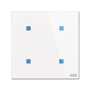 ABB TB/U4.5.1-CG 2/4 fold Dokunmatik Cam KNX Anahtar - Standart - 86x86 - Yatay Butonlu