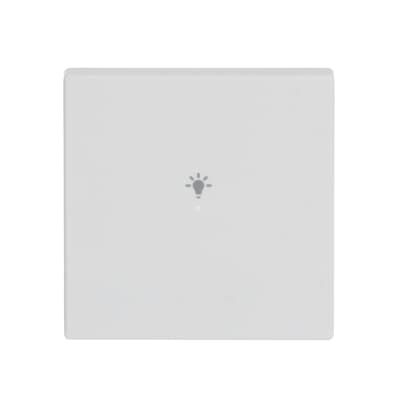 ABB SRL-1 1 gang KNX Push Button Coupler Anahtar Kapak, Aydınlatma İkonlu Stüdyo Beyazı