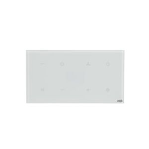 ABB TBR/U4.8.1-CG 2/4 fold Termostatlı Dokunmatik Cam KNX Anahtar - Standart - 157x86 - Yatay
