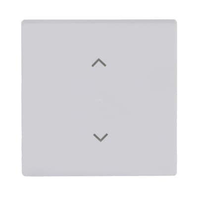 ABB SRB-1 1 gang KNX Push Button Coupler Anahtar Kapak, Perde/Panjur İkonlu Mat Stüdyo Beyazı