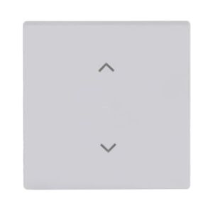 ABB SRB-1 1 gang KNX Push Button Coupler Anahtar Kapak, Perde/Panjur İkonlu Mat Stüdyo Beyazı
