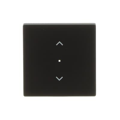 ABB SRB-1 1 gang KNX Push Button Coupler Anahtar Kapak, Perde/Panjur İkonlu Mat Siyah