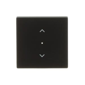 ABB SRB-1 1 gang KNX Push Button Coupler Anahtar Kapak, Perde/Panjur İkonlu Mat Siyah