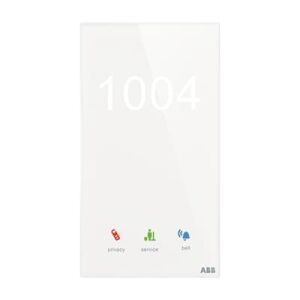 ABB TSN/U.2.1-CG Dokunmatik Cam KNX Oda Numaralı Oda Dış Ünitesi - Standart - 86x157 - Dikey