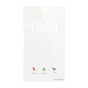 ABB TSN/U-CG Dokunmatik Cam KNX Oda Numaralı Oda Dış Ünitesi - Premium - 86x157 - Dikey