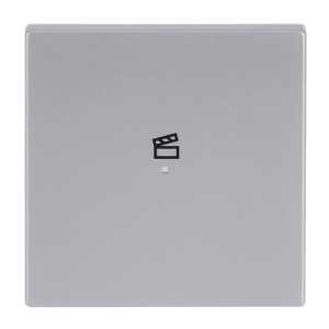 ABB SRS-1 1 gang KNX Push Button Coupler Anahtar Kapak, Senaryo İkonlu Alüminyum Gümüş