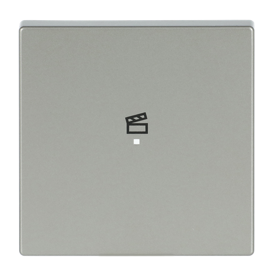 ABB SRS-1 1 gang KNX Push Button Coupler Anahtar Kapak, Senaryo İkonlu Paslanmaz Çelik