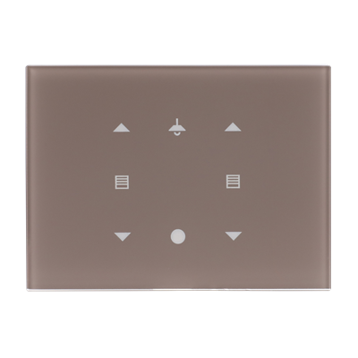 ABB TB/U6.8.1-CG 3/6 fold Dokunmatik Cam KNX Anahtar - Standart - 115x86 - Yatay