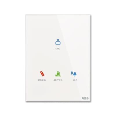 ABB TA/U3.3.1-CG Dokunmatik Cam KNX Oda Dış Ünitesi - Standart - 115x86 - Yatay