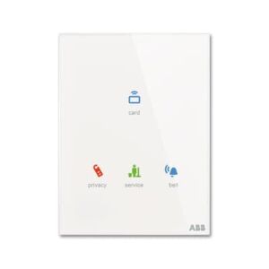 ABB TA/U3.3.1-CG Dokunmatik Cam KNX Oda Dış Ünitesi - Standart - 115x86 - Yatay