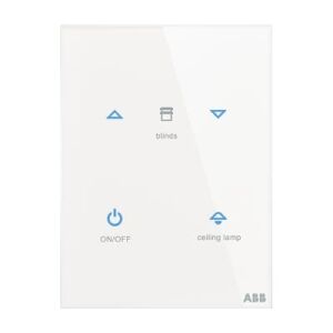 ABB TB/U4.7.1-CG 2/4 fold Dokunmatik Cam KNX Anahtar - Standart - 86x115 - Dikey