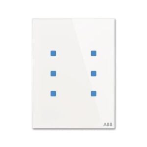ABB TB/U6.7.1-CG 3/6 fold Dokunmatik Cam KNX Anahtar - Standart - 86x115 - Dikey