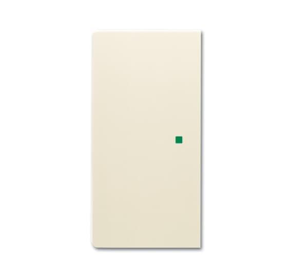 ABB SR-2 2 gang KNX Push Button Coupler Anahtar Kapak, Sol/Sağ, İkonsuz Fildişi Beyazı