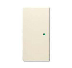 ABB SR-2 2 gang KNX Push Button Coupler Anahtar Kapak, Sol/Sağ, İkonsuz Fildişi Beyazı
