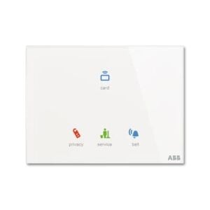ABB TA/U3.2.1-CG Dokunmatik Cam KNX Oda Dış Ünitesi - Standart - 86x115 - Dikey
