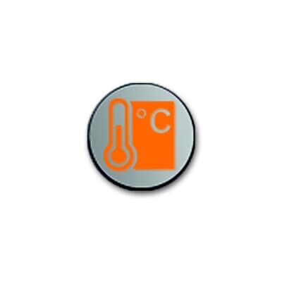 ABB 6353/40-860-500 Busch-priOn® Etiketli Buton - İklimlendirme Sembolü