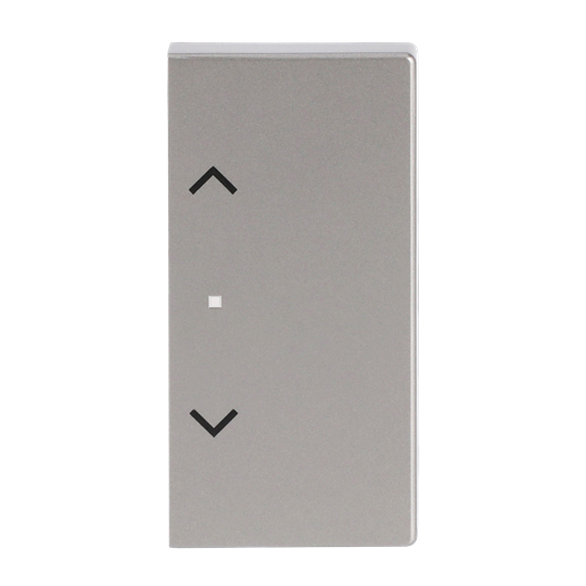 ABB SRB-2 2 gang KNX Push Button Coupler Anahtar Kapak, Sol/Sağ, Perde/Panjur İkonlu Paslanmaz Çelik