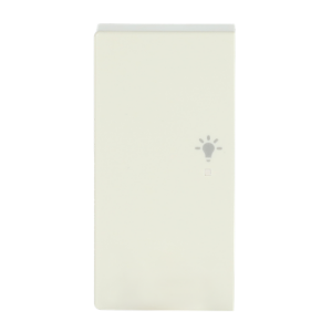 ABB SRL-2-L 2 gang KNX Push Button Coupler Anahtar Kapak, Sol, Aydınlatma İkonlu Fildişi Beyazı