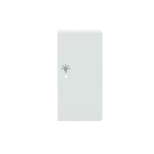 ABB SRL-2-R 2 gang KNX Push Button Coupler Anahtar Kapak, Sağ, Aydınlatma İkonlu Stüdyo Beyazı