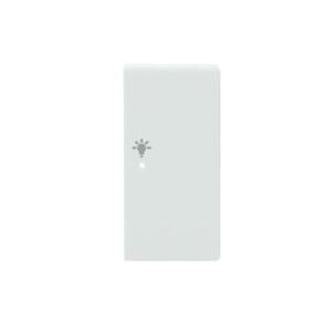 ABB SRL-2-R 2 gang KNX Push Button Coupler Anahtar Kapak, Sağ, Aydınlatma İkonlu Stüdyo Beyazı