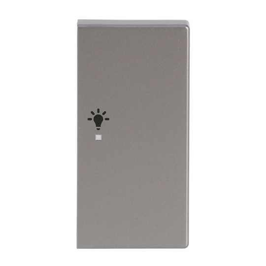 ABB SRL-2-R 2 gang KNX Push Button Coupler Anahtar Kapak, Sağ, Aydınlatma İkonlu Paslanmaz Çelik