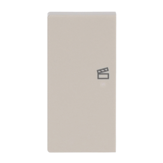 ABB SRS-2-L 2 gang KNX Push Button Coupler Anahtar Kapak, Sol, Senaryo İkonlu Fildişi Beyazı