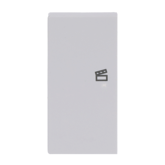 ABB SRS-2-L 2 gang KNX Push Button Coupler Anahtar Kapak, Sol, Senaryo İkonlu Stüdyo Beyazı