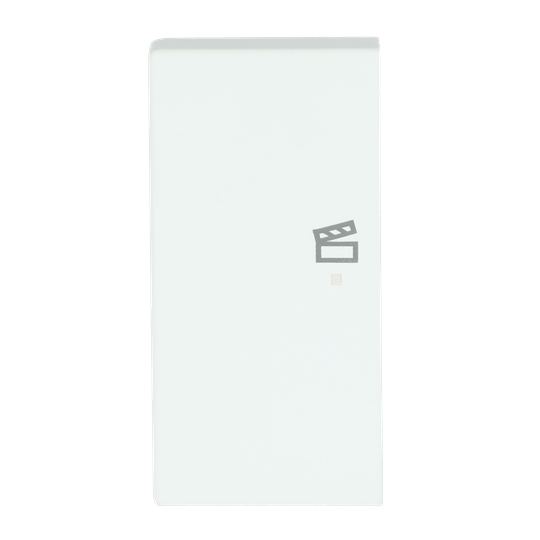 ABB SRS-2-L 2 gang KNX Push Button Coupler Anahtar Kapak, Sol, Senaryo İkonlu Mat Stüdyo Beyazı