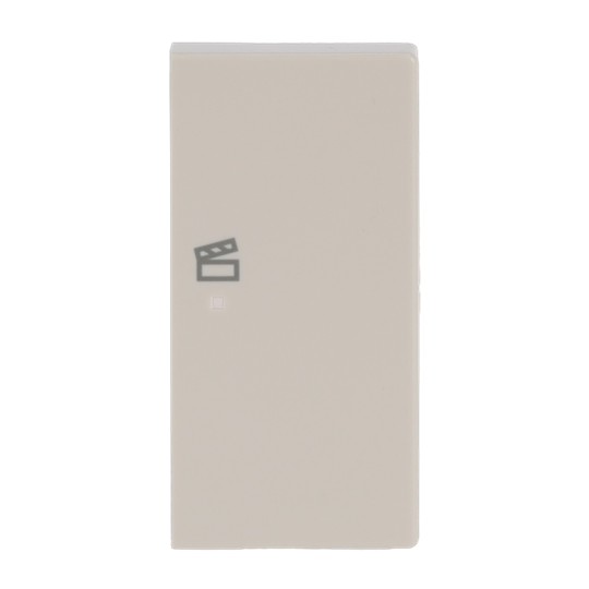 ABB SRS-2-R 2 gang KNX Push Button Coupler Anahtar Kapak, Sağ, Senaryo İkonlu Fildişi Beyazı