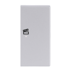 ABB SRS-2-R 2 gang KNX Push Button Coupler Anahtar Kapak, Sağ, Senaryo İkonlu Alüminyum Gümüş