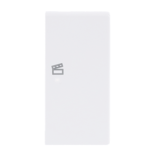 ABB SRS-2-R 2 gang KNX Push Button Coupler Anahtar Kapak, Sağ, Senaryo İkonlu Stüdyo Beyazı
