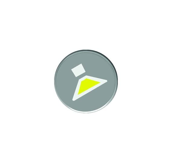 ABB 6123/20-500 KNX Anahtar Buton Aydınlatma-1 İkonlu