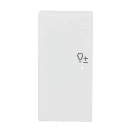 ABB SRD-2-L 2 gang KNX Push Button Coupler Anahtar Kapak, Sol, Dim İkonlu Mat Stüdyo Beyazı