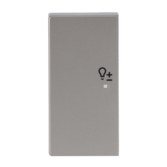 ABB SRD-2-L 2 gang KNX Push Button Coupler Anahtar Kapak, Sol, Dim İkonlu Paslanmaz Çelik