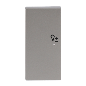 ABB SRD-2-L 2 gang KNX Push Button Coupler Anahtar Kapak, Sol, Dim İkonlu Paslanmaz Çelik