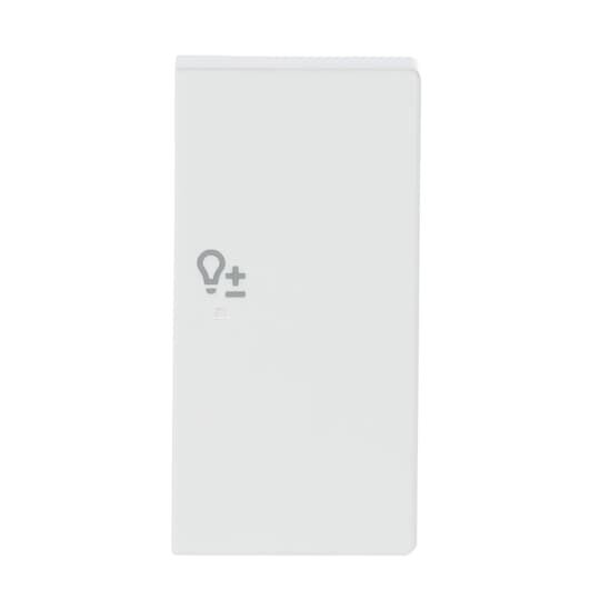 ABB SRD-2-R 2 gang KNX Push Button Coupler Anahtar Kapak, Sağ, Dim İkonlu Stüdyo Beyazı