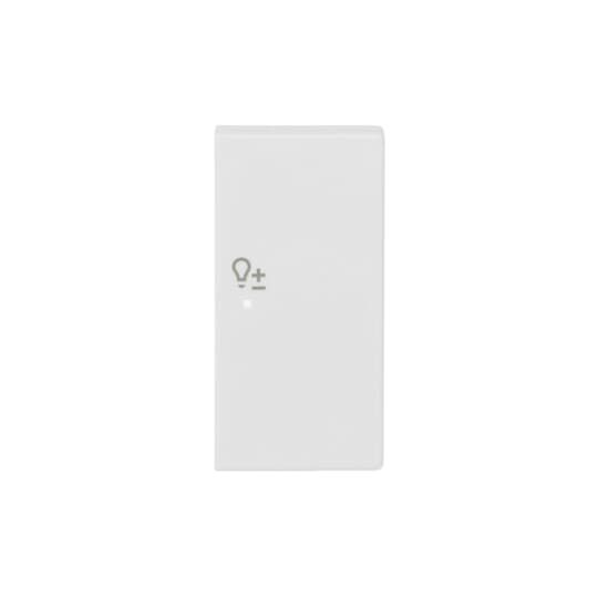 ABB SRD-2-R 2 gang KNX Push Button Coupler Anahtar Kapak, Sağ, Dim İkonlu Mat Stüdyo Beyazı