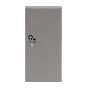 ABB SRD-2-R 2 gang KNX Push Button Coupler Anahtar Kapak, Sağ, Dim İkonlu Paslanmaz Çelik