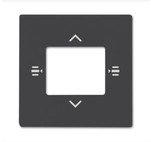 ABB 6108/61 6 fonksiyon KNX Kontrol Anahtar Kapağı Platform 63 Antrasit