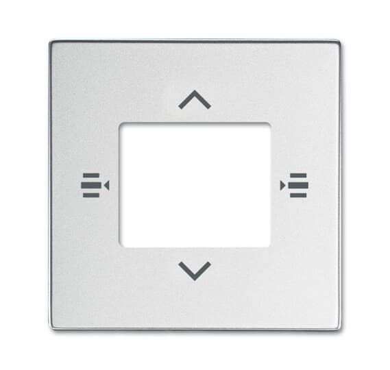 ABB 6108/61 6 fonksiyon KNX Kontrol Anahtar Kapağı Platform 63 Alüminyum Gümüş