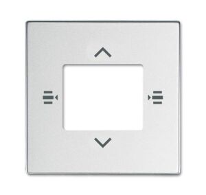 ABB 6108/61 6 fonksiyon KNX Kontrol Anahtar Kapağı Platform 63 Alüminyum Gümüş