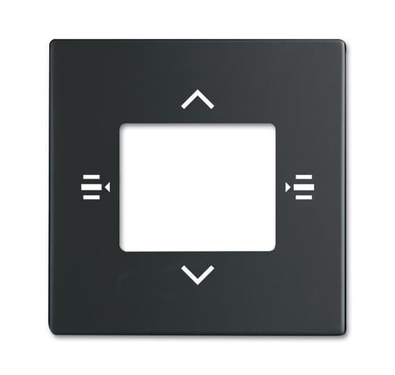 ABB 6108/61 6 fonksiyon KNX Kontrol Anahtar Kapağı Platform 63 Mat Siyah