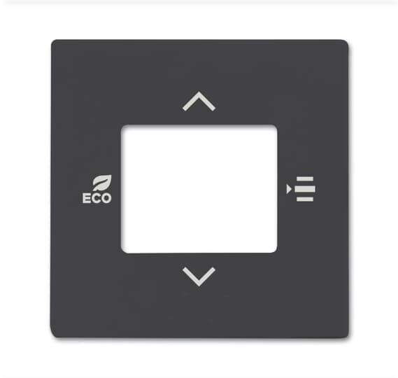 ABB 6109/03 KNX RTC Kapak (5 gang Universal Girişli ve CO2/Nem Sensörlü modeller için ortak) Antrasit