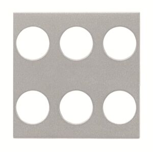ABB N2221.6 3/6 fold KNX Anahtar Kapak Gümüş