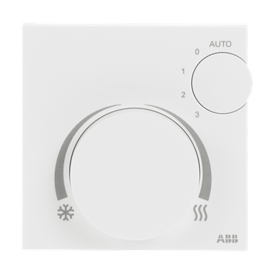 ABB SAF/A1.0.1-24 Fan Coil Oda Termostatı - Fan Hız Kontrol Özellikli - Davos/Stüdyo Beyazı