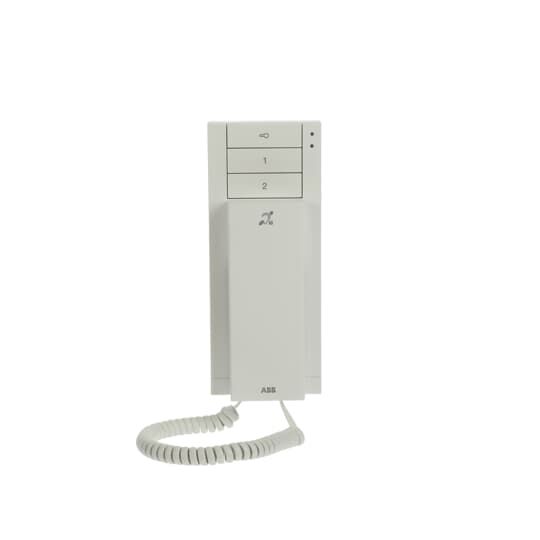 ABB M22003-W-02 Audio iç ünite, 3 Butonlu, induction loop, Ahizeli, Beyaz